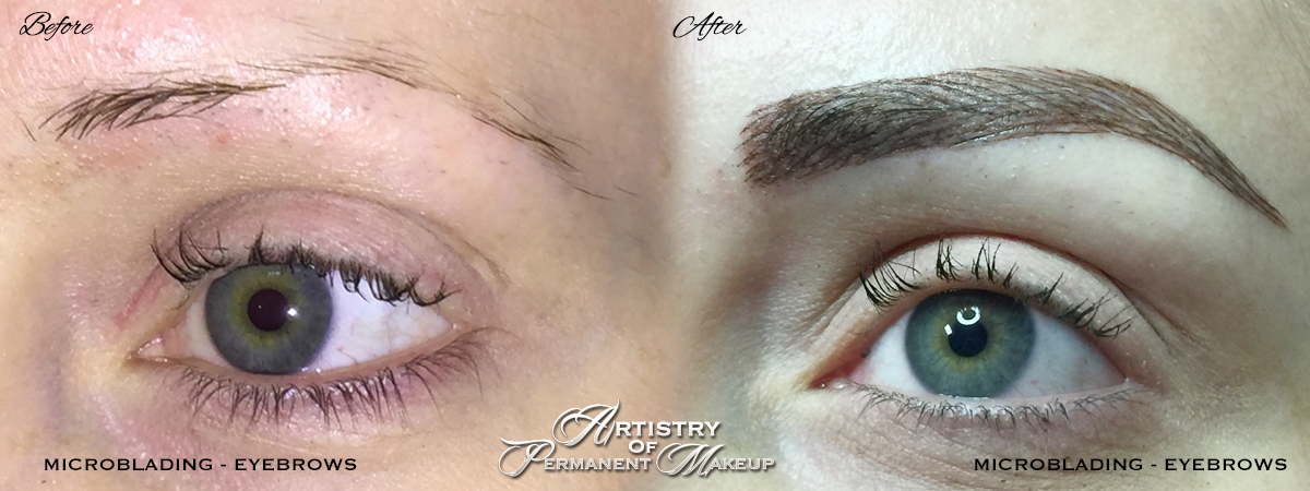 Microblading eyebrows in Mission Viejo